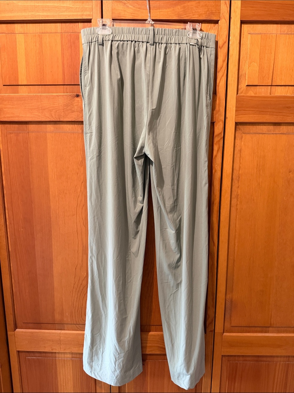Vuori Wide Leg Pants in Light Sage Green - Picture 7 of 9